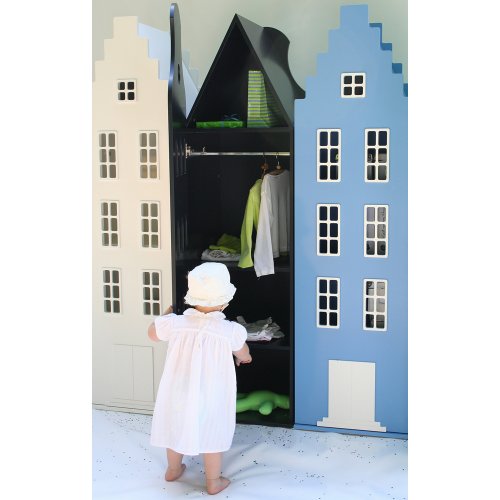 Armoire Amsterdam classique - Bleu clair